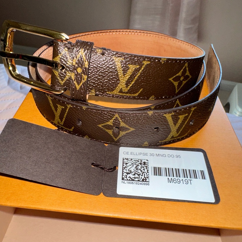 Louis Vuitton Ellipse Monogram Canvas Belt